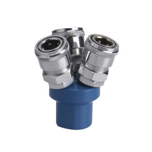 quick fitting pipe connect metal couple 3 way MC-3 metal coupler fitting